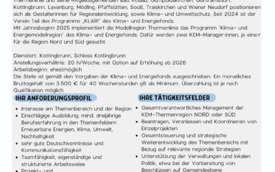 Klima- und Energiemanager:innen gesucht