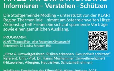 Hitze Informationstag am 09. Juni 2026 in Mödling