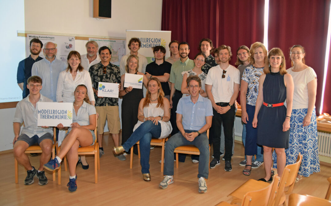 Mödling möchte durch innovative Raumplanung und Ortsgestaltung klimafit werden: TU-Studienprojekt zeigt vier Projekte