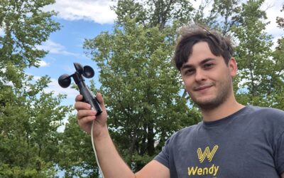 Windmessungen am Wiener Neudorfer Gemeindeteich